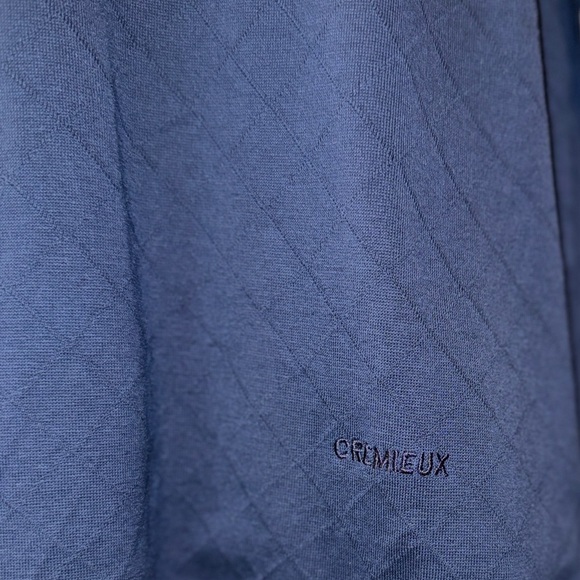 Daniel Cremieux Classic Fit Long Sleeve Polo  Men’s L Navy Blue Diamond Pattern - Picture 11 of 11